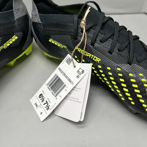 adidas Predator Accuracy.1 Low Firm Ground Soccer Cleats IG0782 Men Sz 6.5 NEW main image 8